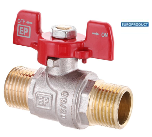 Кран кульовий Europroduct EP.130 - 1/2" ШШБ Кран кульовий Europroduct EP.130 - 1/2" ШШБ