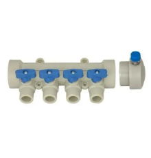 Kalde Колектор PPR D40*20 на 4 виходи BLUE (15)
