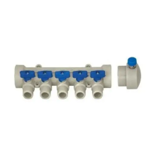 Kalde Колектор PPR D40*20 на 5 виходів BLUE (10)
