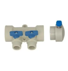 Kalde Колектор PPR D40*20 на 2 виходи BLUE (25)