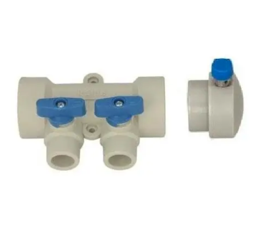 Kalde Колектор PPR D40*20 на 2 виходи BLUE (25) Kalde Колектор PPR D40*20 на 2 виходи BLUE (25)