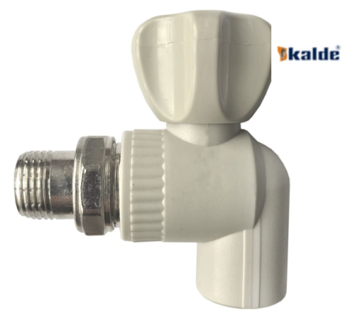Kalde Кран PPR радіаторний кутовий (КБУ) D25х1/2 (2/50) Kalde Кран PPR радіаторний кутовий (КБУ) D25х1/2 (2/50)