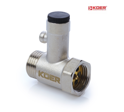 Запобіжний клапан KOER KR.1039 - 1/2” для бойлера Запобіжний клапан KOER KR.1039 - 1/2” для бойлера