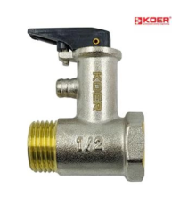 Запобіжний клапан KOER KR.1046 - 1/2” для бойлера (з ручкою)
