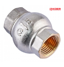 Зворотний клапан KOER NEW KR.173.N - 1" (нікельований)