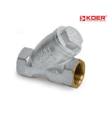 Фільтр грубої очистки KOER KR.F02.N - 1" (нікель)