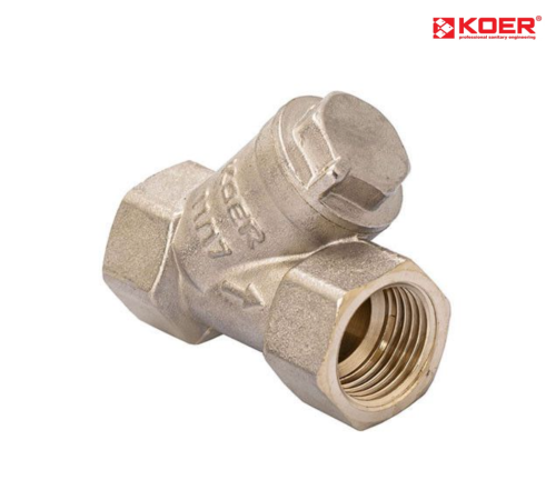 Фільтр грубої очистки KOER KR.F01.N - 1/2" (нікель) Фільтр грубої очистки KOER KR.F01.N - 1/2" (нікель)