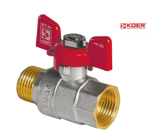 Кран кульовий KOER KR.218 - 1" ГШМ Кран кульовий KOER KR.218 - 1" ГШМ