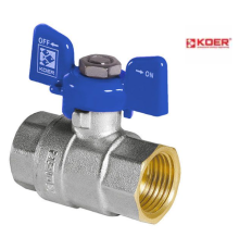 Кран кульовий KOER BLUE KR.217.B - 1" ГГМ