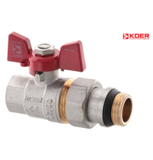 Кран з американкою прямий KOER KR.227-Gi - 1/2" (антипротечка)