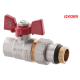 Кран з американкою прямий KOER KR.227-Gi - 1/2" (антипротечка)