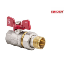 Кран з американкою прямий KOER KR.227 - 1/2"
