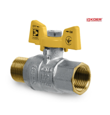 Кран кульовий KOER GAS KG.208 - 1/2" ГШМ