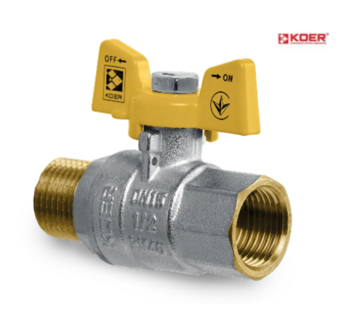 Кран кульовий KOER GAS KG.208 - 3/4" ГШМ Кран кульовий KOER GAS KG.208 - 3/4" ГШМ