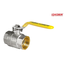 Кран кульовий KOER YELLOW KR.214.G - 1 1/2" ГГВ ГАЗ