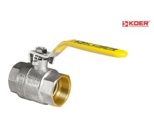 Кран кульовий KOER YELLOW KR.214.G - 1/2" ГГВ ГАЗ Кран кульовий KOER YELLOW KR.214.G - 1/2" ГГВ ГАЗ