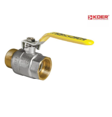 Кран кульовий KOER YELLOW KR.215.G - 1 1/2" ГШВ ГАЗ