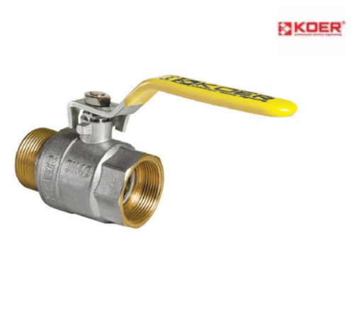 Кран кульовий KOER YELLOW KR.215.G - 1/2" ГШВ ГАЗ Кран кульовий KOER YELLOW KR.215.G - 1/2" ГШВ ГАЗ