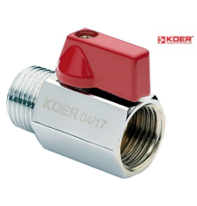 Кран кульовий KOER KR.401 - 1/2" ГШМ (МІНІ)