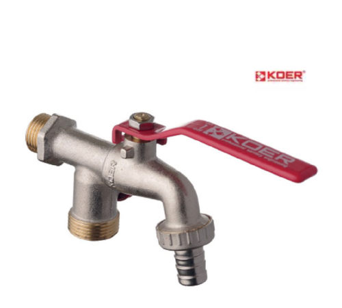 Кран полива KOER KR.248 - 1/2" ( с дополнительным выходом ) Кран полива KOER KR.248 - 1/2" ( с дополнительным выходом )