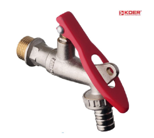Кран полива KOER KR.249 - 1/2" ( с ухом под замок ) Кран полива KOER KR.249 - 1/2" ( с ухом под замок )