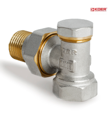 Кран радіаторний кутовий KOER KR.902 - 1/2*1/2 обратка