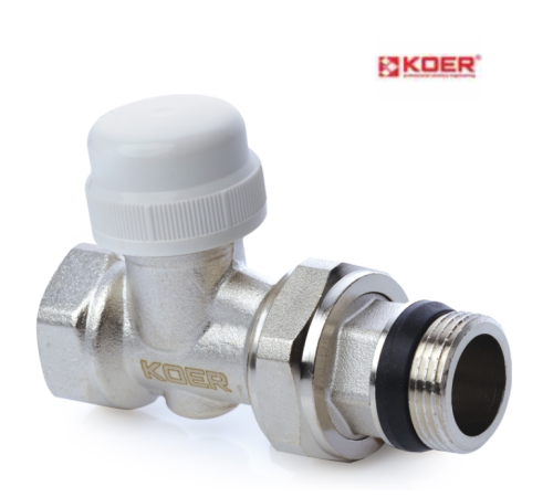Кран термостатичний прямий KOER KR.923-Gi - 1/2" (антипротечка) Кран термостатичний прямий KOER KR.923-Gi - 1/2" (антипротечка)