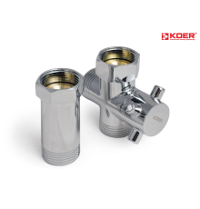 Кран трійник приладовий KOER KR.522 - 3/4*3/4*3/4"