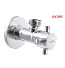Кран приладовий кутовий KOER KR.517 - 1/2*1/2"