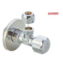 Кран приладовий кутовий KOER KR.510 - 1/2*3/8"
