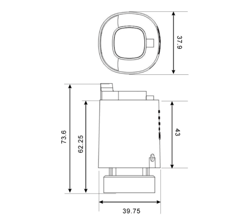 Сервопривід KOER KR.1342 - M30x1.5 230V Сервопривід KOER KR.1342 - M30x1.5 230V