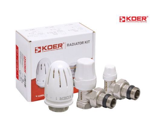 Комплект для підключення радіатора KOER SET-11 - 1/2"*1/2" ВЗ (кутовий) Комплект для підключення радіатора KOER SET-11 - 1/2"*1/2" ВЗ (кутовий)