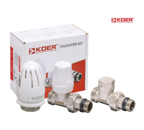 Комплект для підключення радіатора KOER SET-15 - 1/2"*3/4" ЗЗ (прямий) Комплект для підключення радіатора KOER SET-15 - 1/2"*3/4" ЗЗ (прямий)