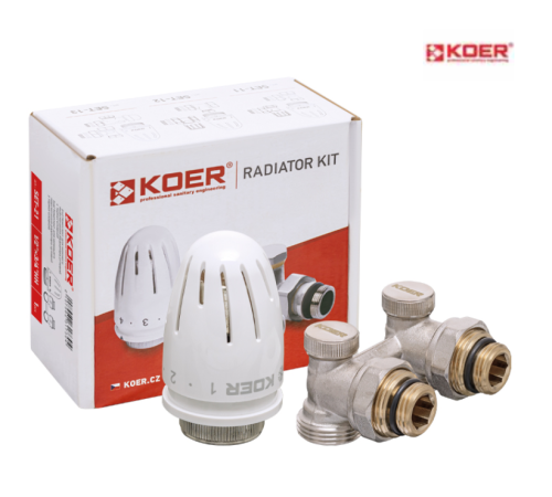 Комплект для нижнего підключення радіатора KOER SET-21 - 1/2"*3/4" ЗЗ (кутовий) Комплект для нижнего підключення радіатора KOER SET-21 - 1/2"*3/4" ЗЗ (кутовий)
