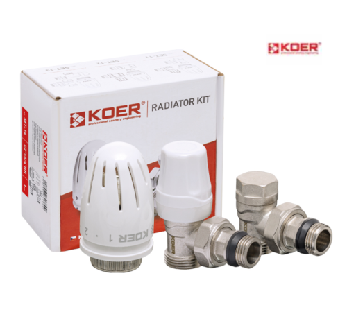 Комплект для підключення радіатора KOER SET-14 - 1/2"*3/4" ЗЗ (кутовий) Комплект для підключення радіатора KOER SET-14 - 1/2"*3/4" ЗЗ (кутовий)
