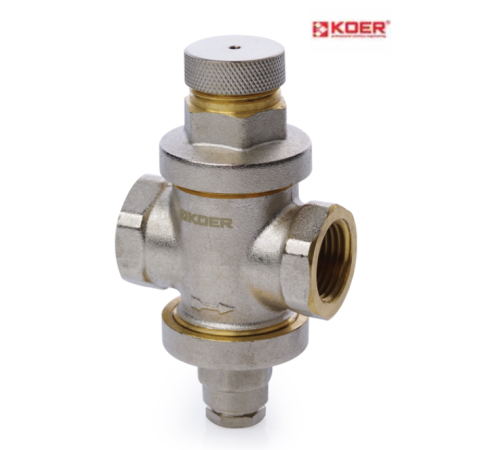 Редуктор тиску KOER KR.1252 - 1/2" (поршневий) Редуктор тиску KOER KR.1252 - 1/2" (поршневий)