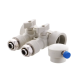 Колектор PPR KOER D40*20 на 2 виходи K0190.PRO з фітингом