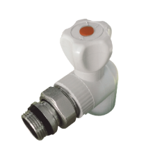 Кран PPR радіаторний кутовий "антипротечка" KOER D20*1/2 ((KP0161.PRO)