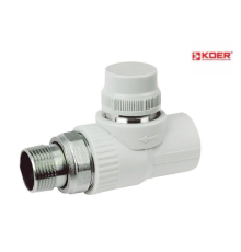 Кран PPR KOER термостатичний прямий D20*1/2 K0151.PRO (KP0192)