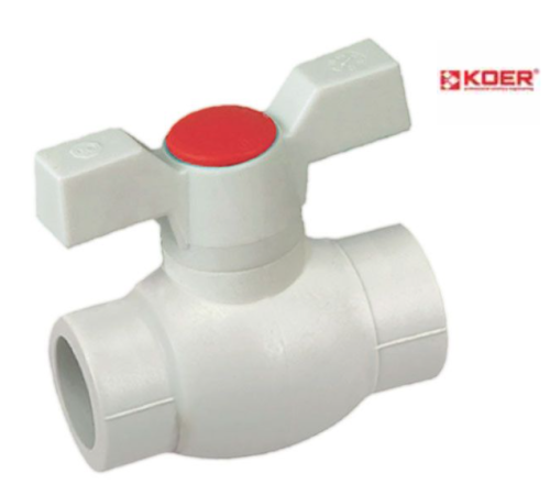 Кран PPR KOER кульовий D20 метелик (KP0234) Кран PPR KOER кульовий D20 метелик (KP0234)