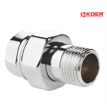 Американка KOER KR.341.CHR пряма - 1" (хром)
