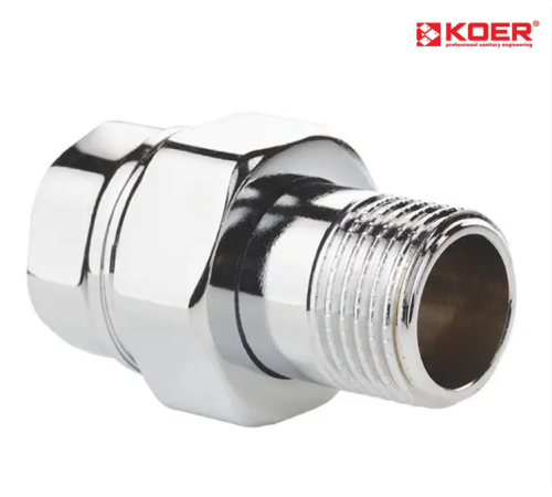 Американка KOER KR.341.CHR пряма - 1/2" (хром) Американка KOER KR.341.CHR пряма - 1/2" (хром)