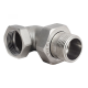 Американка KOER KR.342 кутова - 1" (нікель)