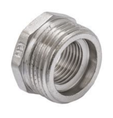 Футорка KOER KF.F1012 - 1 1/4*1" (нікель)