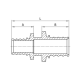 Муфта сполучна перехідна KOER KA.C20-25 - 20*25