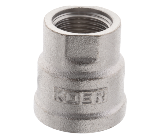 Муфта редукційна KOER KF.C1620 - 2*1 1/2" (нікель) Муфта редукційна KOER KF.C1620 - 2*1 1/2" (нікель)