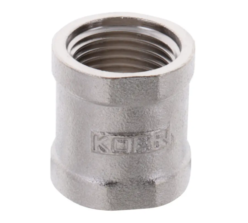 Муфта KOER KF.C10 - 1" (нікель) Муфта KOER KF.C10 - 1" (нікель)