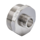 Ніпель редукційний KOER KF.N0820 - 2*3/4" (нікель)