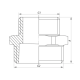 Ніпель редукційний KOER KF.N0206 - 1/2*1/4" (нікель)