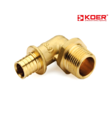 Кут перехідний з зовнішнім різьбленням KOER KA.L06М - 16 (2.2 мм) * 1/2"